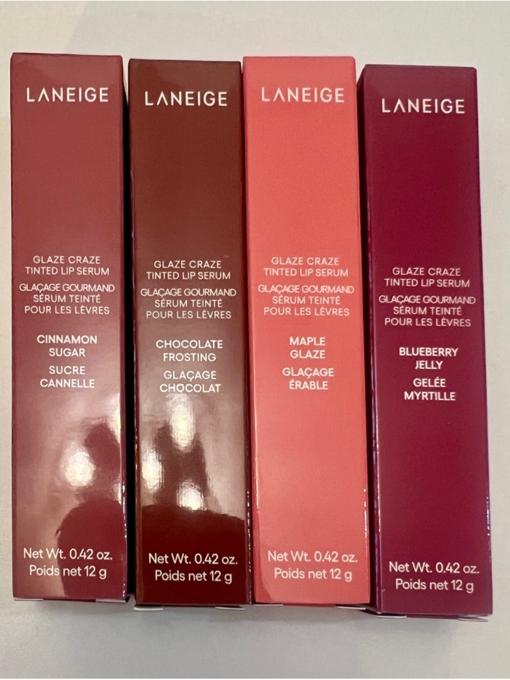 Laneige Craze Tinted Polypeptide Lip serum w/ 2pcs of berry sleeping masks